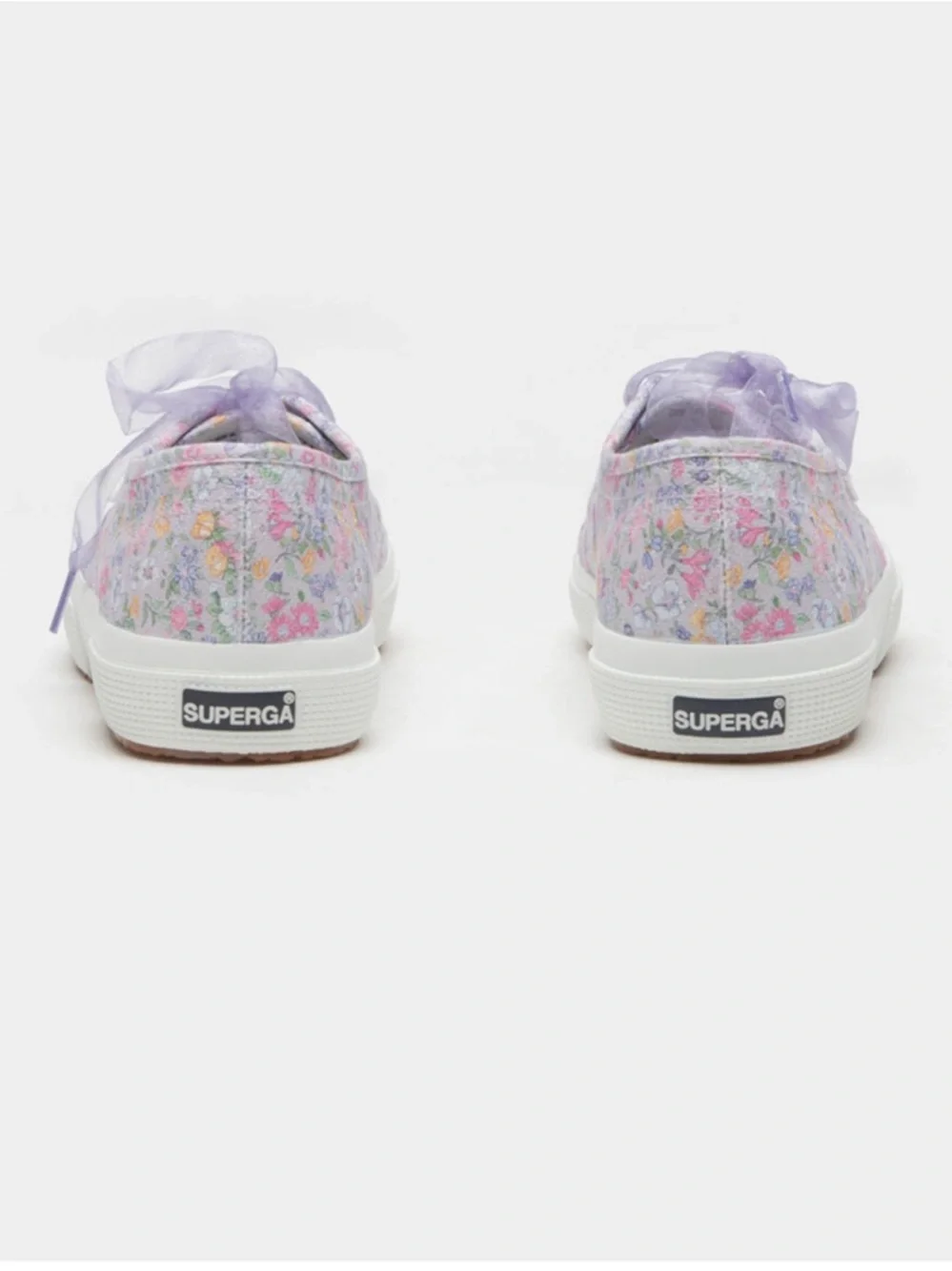 SUPERGA X Loveshackfancy 2750 Flowers Sneaker In Lavender 41 NIB - Picture 7 of 11